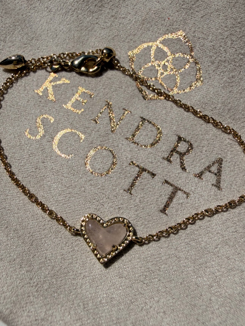💕Kendra Scott Ari Gold Heart Bracelet
